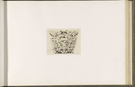 Plaster model for a keystone of the Palais du Louvre by Duvieux
