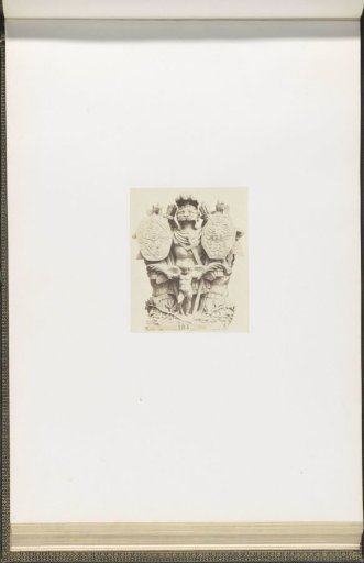 Plaster model for sculpture on the Palais du Louvre: "Attributs de la Guerre" by Louis Léopold Chambard
