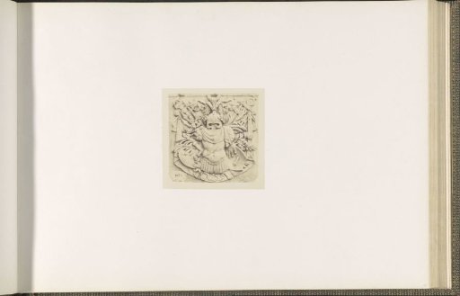 Plaster model for a coat of arms on the Palais du Louvre