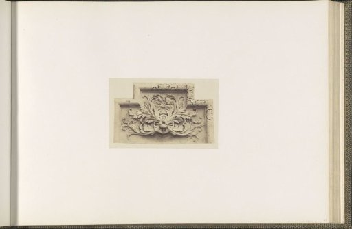 Plaster model for decoration of the Palais du Louvre by Marie Etienne Cousseau