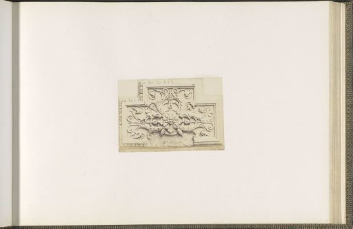 Plaster model for decoration of the Palais du Louvre