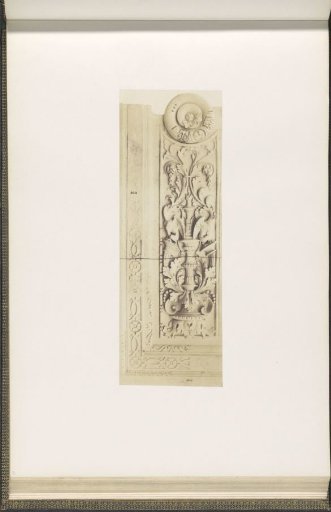 Plaster model for a decoration of the Pavillon Richelieu in the Palais du Louvre
