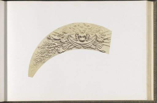 Plaster model for a vault decoration of the Pavillon Richelieu in the Palais du Louvre