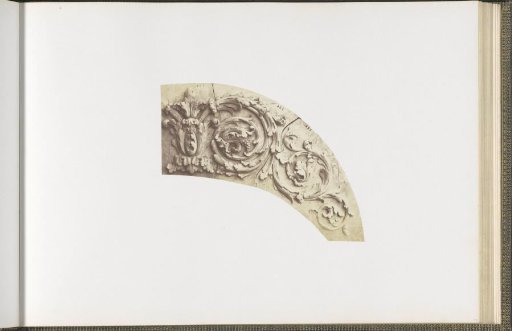 Plaster model for a vault decoration of the Pavillon Richelieu in the Palais du Louvre