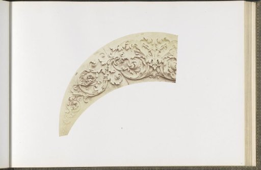 Plaster model for a vault decoration of the Pavillon Richelieu in the Palais du Louvre by Jules Lafrance