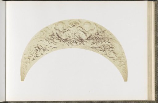 Plaster model for a vault decoration of the Palais du Louvre by Jean-Baptiste Revillon