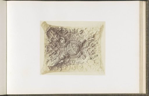 Plaster model for a vault decoration of the Palais du Louvre by Jules Lafrance