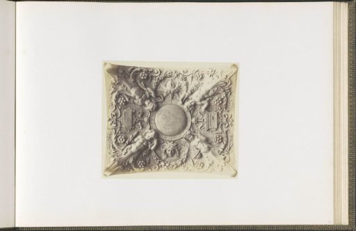 Plaster model for a vault decoration of the Palais du Louvre by François Théophile Murgey