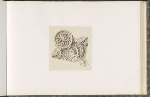Plaster model for a vault decoration of the Palais du Louvre by L. Flandrin