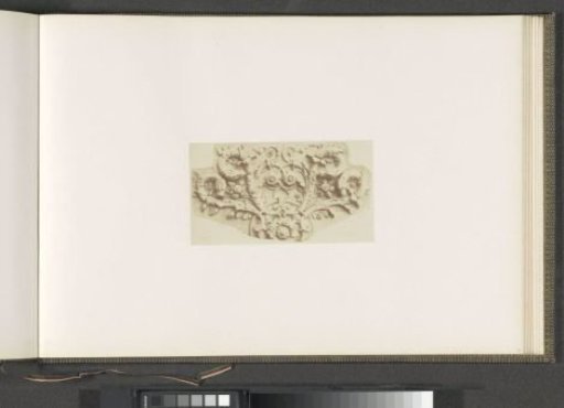 Plaster model for a decoration of the Palais du Louvre by Libersac