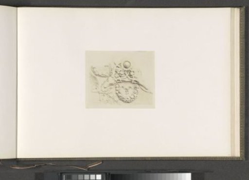 Plaster model for a decoration of the Palais du Louvre
