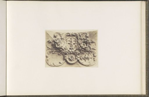 Plaster model for a decoration of the Palais du Louvre by Lebègue et fils