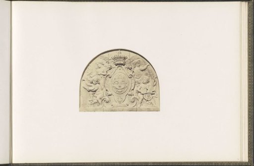 Plaster model for decoration above a door of the Palais du Louvre