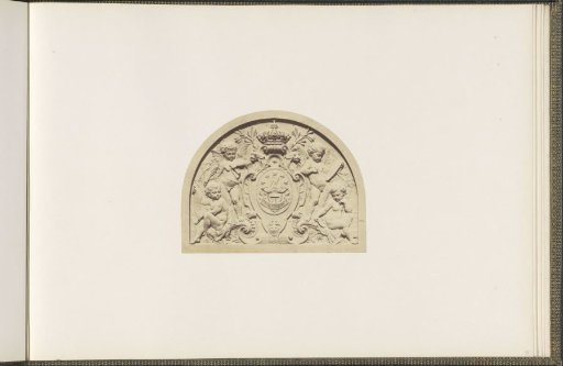 Plaster model for sculpture on the Palais du Louvre: "L'Etude" by François Gilbert