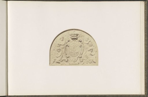 Plaster model for sculpture on the Palais du Louvre: "Les Génies de la Science" by François Théophile Murgey