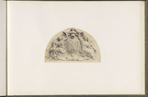 Plaster model for sculpture on the Palais du Louvre: "L'Abondance et la Paix" by Théodore Gruyère