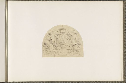 Plaster model for sculpture on the Palais du Louvre: "L'Industrie" by Jean-Baptiste Revillon
