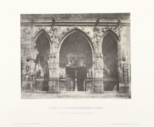 Portal of the Église Saint-Germain-l'Auxerrois in Paris