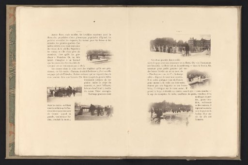 Three scenes with Parisians at the pond in the Jardin du Luxembourg