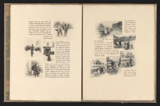 Five scenes with Parisian fishermen