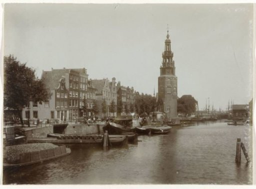 View of the Montelbaanstoren at Oudeschans