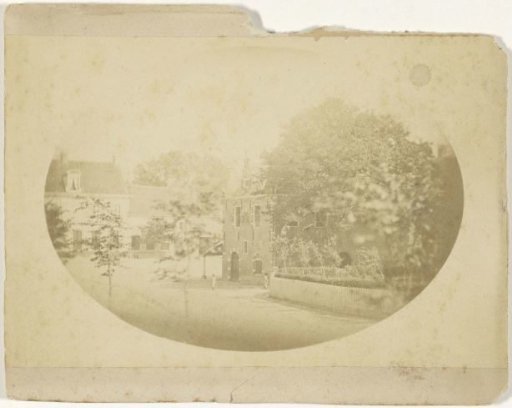 View of the Waag at the Merk in Workum