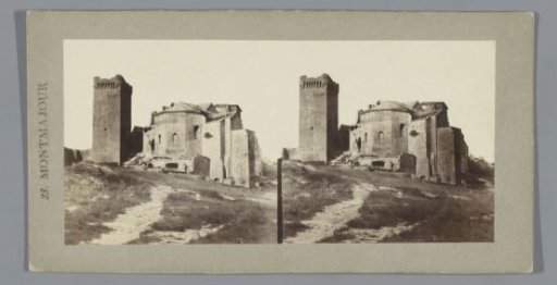 View of the Abbey of Montmajour near Arles