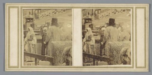 Visitors to the World's Fair of 1855 in Paris