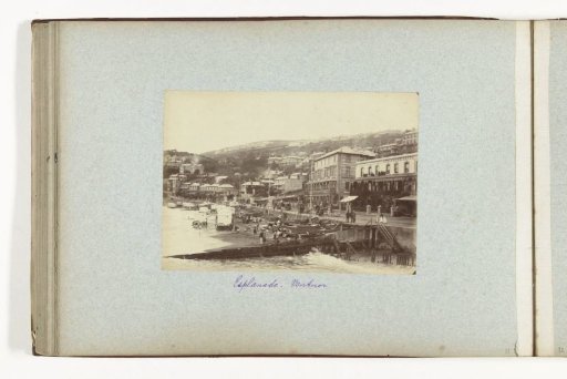 View of the boulevard and beach of Ventnor