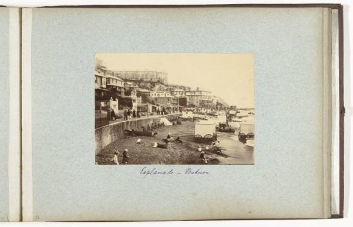 View of the boulevard and beach of Ventnor