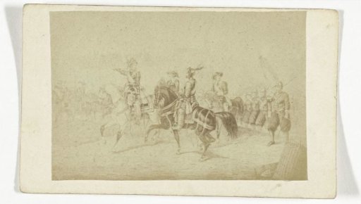 Photographic reproduction of an engraving of the siege of 's-Hertogenbosch in 1629