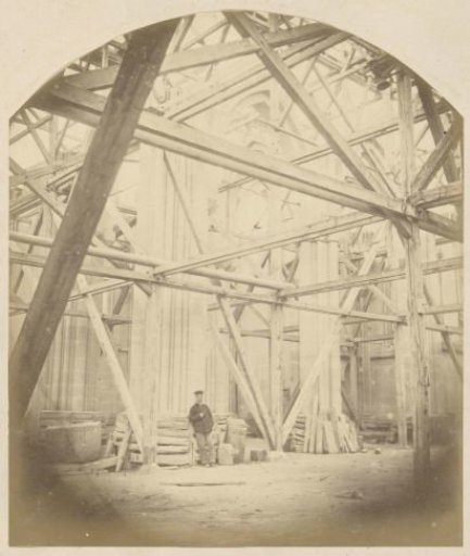 Saint-Vincent-de-Paul Church in Marseille under construction