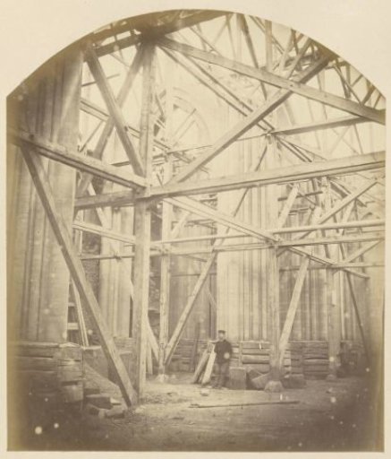 Saint-Vincent-de-Paul Church in Marseille under construction
