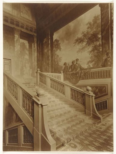 View in the Staircase of Paleis Het Loo in Apeldoorn