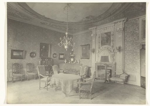 View in the Tea Room of Paleis Het Loo in Apeldoorn