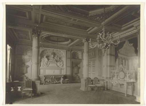 View in the Small Dining Room of Paleis Het Loo in Apeldoorn