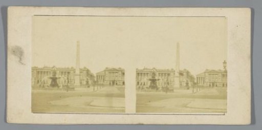 View of the Place de la Concorde, Paris, with the Luxor Obelisk, the Hôtel de la Marine, and the Hôtel de Crillon