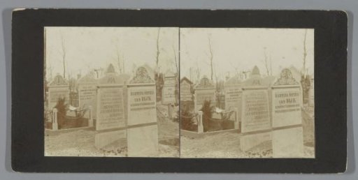 Graves on a cemetery in the Netherlands
