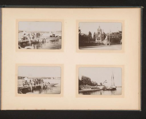 Three Landscapes with Water in France and View of a Building