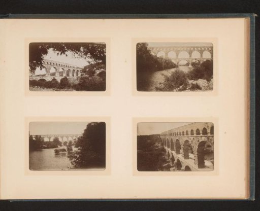 Four views of the Pont du Gard