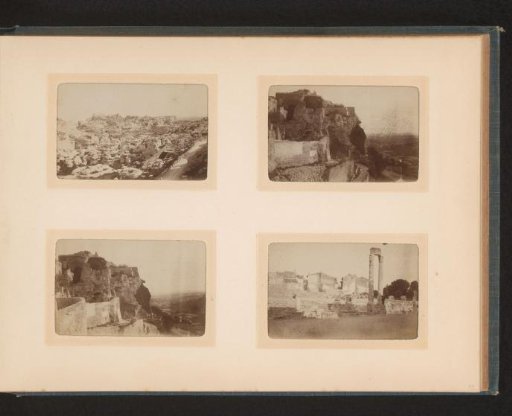 Four landscapes with ruins