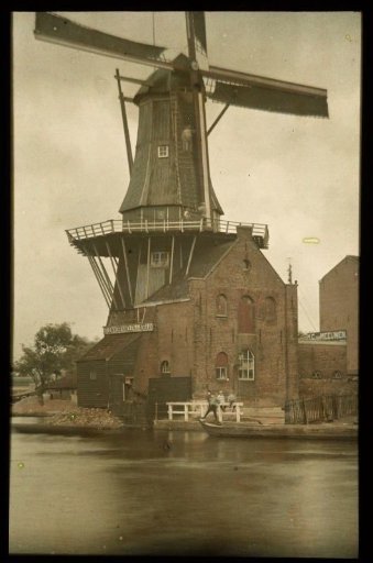 Steam corn mill De Adriaan at the Spaarne, Haarlem