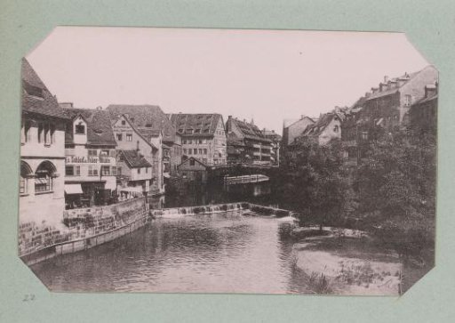 Houses on the Pegnitz in Nuremberg