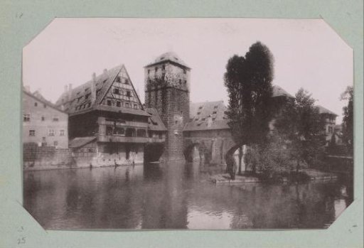 Henkerturm on the Pegnitz in Nuremberg