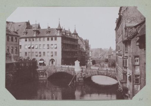 Charles Bridge over the Pegnitz in Nuremberg