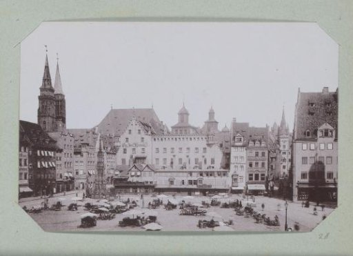 View of the Hauptmarkt, Nuremberg