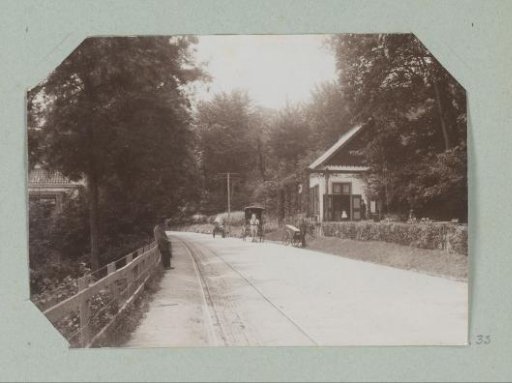 Street with carriage and hand carts