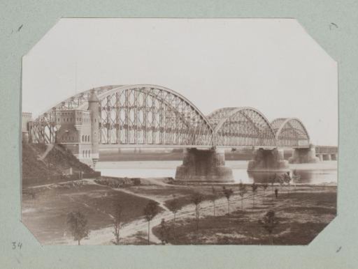 Railway bridge over the Waal at Nijmegen