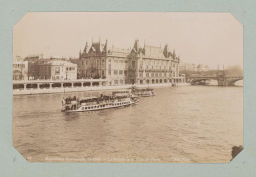 Pavilion of the city of Paris on the Seine, during the 1900 World's Fair, Paris
