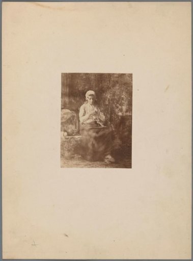 Photographic reproduction of a painting by Albert Neuhuys